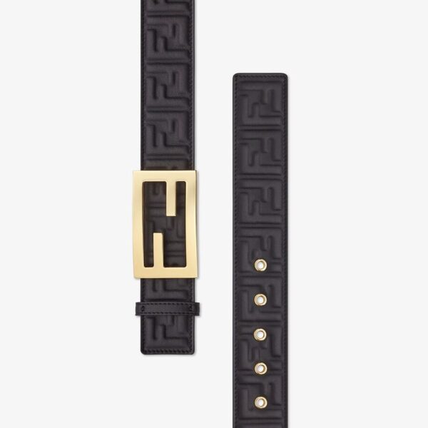 Thắt Lưng Fendi Leather Office Style Elegant Style Logo Belts 8C0615AATRF0KUR - Ảnh 2