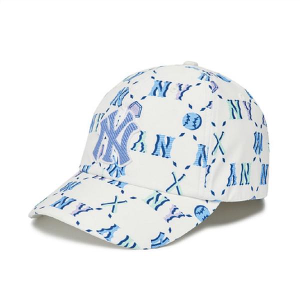 Mũ MLB Monogam Summer Ball NY Yankees White