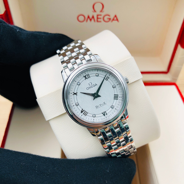 Đồng Hồ Omega De Ville Prestige 'White Silver' 424-10-27-60-52-002 - Ảnh 4