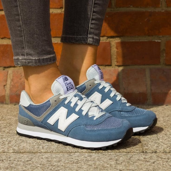 Giày New Balance Wmns 574 Deep Porcelain Blue WL574CC - Ảnh 3