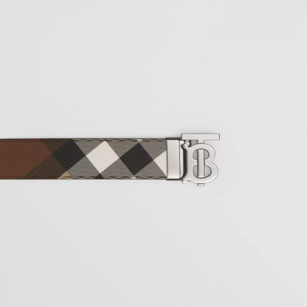 Thắt Lưng Burberry Reversible Monogram Motif Dark Birch Brown - Ảnh 5
