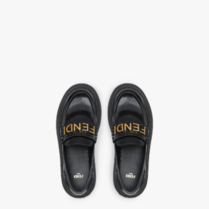 Giay Fendi Fendigraphy Leather 'Black' 8D838369FF0QA1