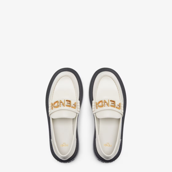 Giay Fendi Fendigraphy Leather 'White' 8D838369FF1IYW