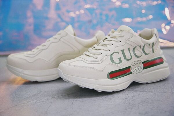 Giày Gucci Rhython Leather Sneaker 'Logo' 500877 DRW00 9522 - Ảnh 5