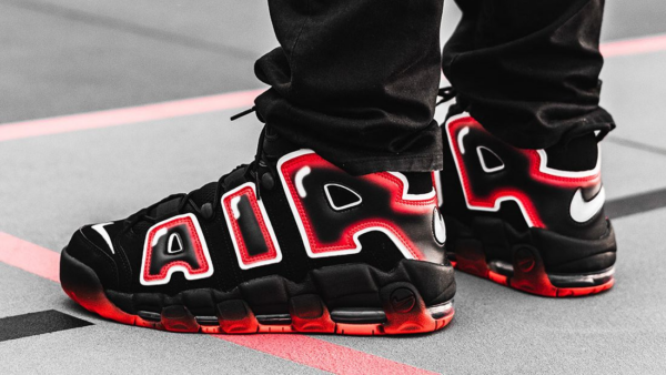 Giày Nike Air More Uptempo 96 BG 'Laser Crimson' 415082-010 - Ảnh 2