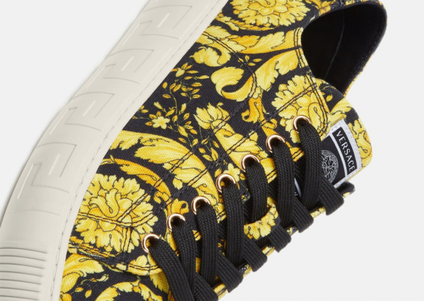 Giày Versace Greca Barocco Print Trainers DST644D-DTE4G-5W08V - Ảnh 2