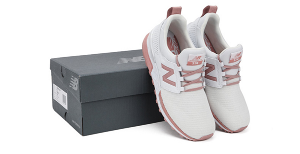 Giày New Balance 574 Wmns 'White Pink' WS574DSFB - Ảnh 4