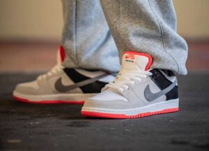 Alternative view of Giày Nike Dunk Low SB 'AM90 Infrared' CD2563-004