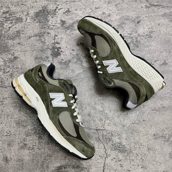 Giày New Balance 2002R 'Olive' M2002RHN - Ảnh 8