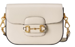 Túi Gucci Horsebit 1955 Mini White Leather 658574-18YSG-9068