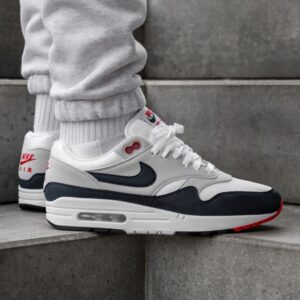 Alternative view of Giày Nike Air Max 1 Anniversary 'Obsidian' 908375-104