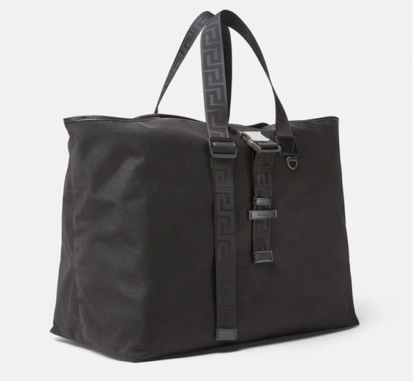 Túi Versace Greca Tote Bag Black 1000737-1A00878-1B00E - Ảnh 5