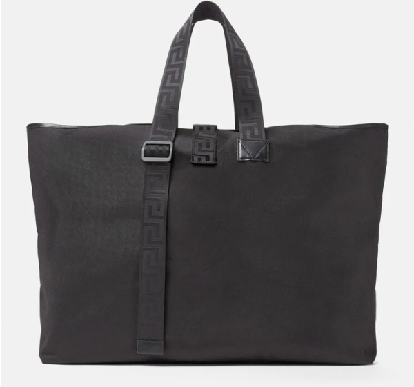 Túi Versace Greca Tote Bag Black 1000737-1A00878-1B00E - Ảnh 4