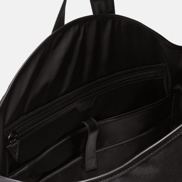 Túi Versace Greca Tote Bag Black 1000737-1A00878-1B00E - Ảnh 3
