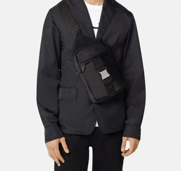 Túi Versace Greca Single Strap BackPack 1000740-DNYGR3-D41E - Ảnh 3