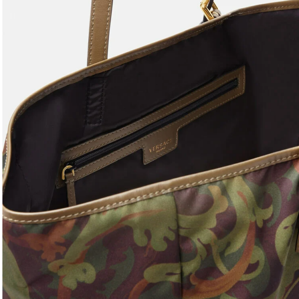 Túi Versace Baroccoflage Print Tote Bag 1000741-1A01024-1K25V - Ảnh 3