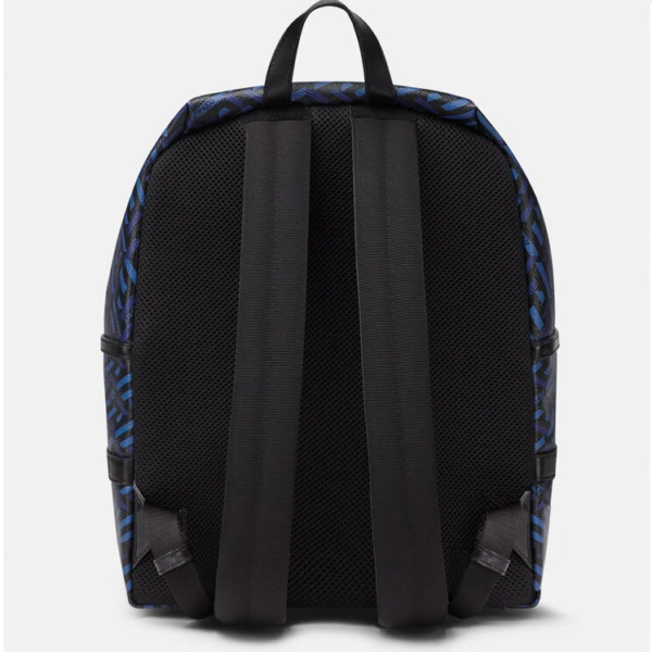 Balo Versace La Greca Signature Back Pack Black Blue 1000745-1A01444-5U18V - Ảnh 3