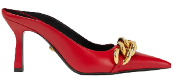 Giày Versace Medusa Chain Nappa Leather Mules 1000840-DNA32-1R23V