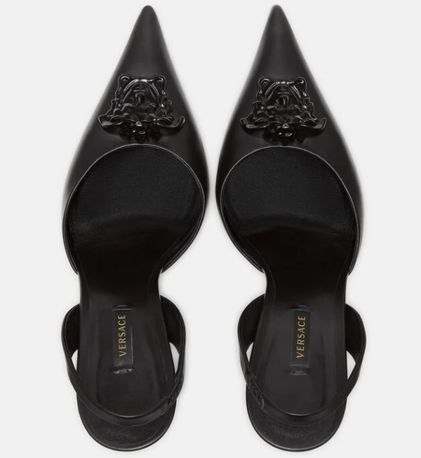 Giày Versace LA Medusa Sling-Back Pumps 1001207-DVT2P-1B090 - Ảnh 2