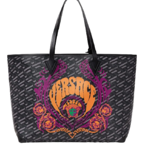 Túi Versace Medusa Music La Greca Tote Black Print 1001767-1A02730-5B44E