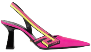 Giày Versace La Greca Signature Sling-Back Pumps 1001831-DVT2P-1PA4V