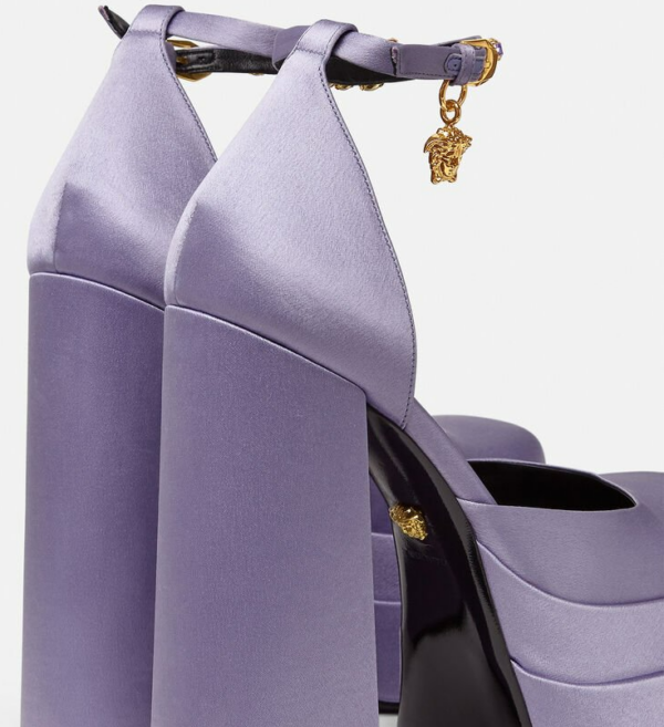 Giày Versace Medusa Aevitas Platform Pumps 1002005-DRA67-1L72V - Ảnh 2
