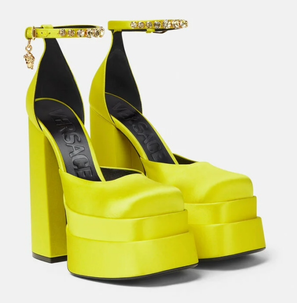 Giày Versace Medusa Aevitas Platform Pumps 1002005-DRA67-1Y02V - Ảnh 2