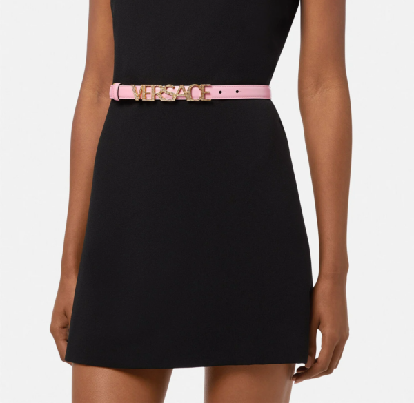 Thắt Lưng Versace Logo Crystal Belt 'Pink' 1002202-1A01051-1P56V - Ảnh 2