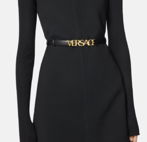 Alternative view of Thắt Lưng Versace Logo Belt Black 1002202-DV3T-1B00V