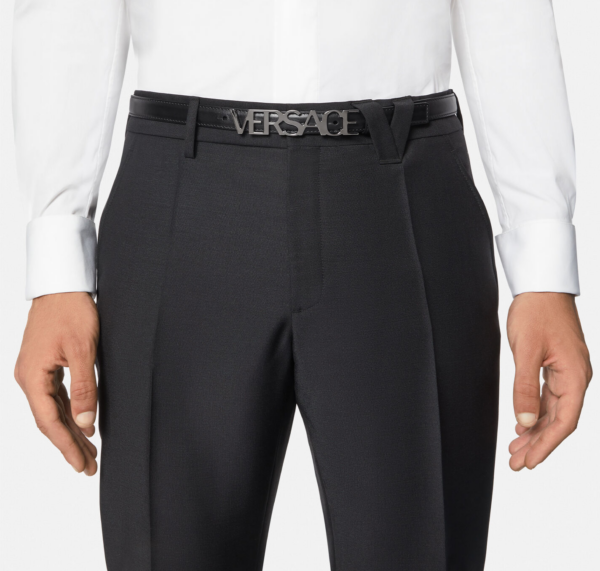 Thắt Lưng Versace Logo Belt 'Black' 1002236-DVTP1-1B00E - Ảnh 2