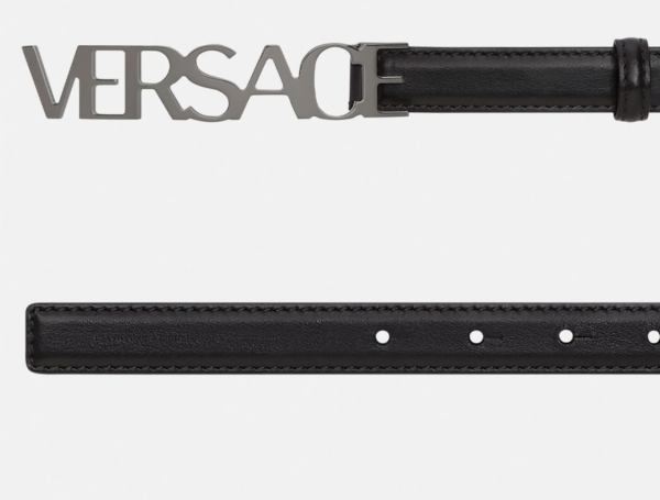 Thắt Lưng Versace Logo Belt 'Black' 1002236-DVTP1-1B00E - Ảnh 3