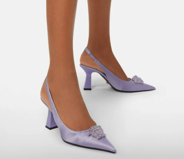 Giày Versace La Medusa Patent 'Purple' 1002388-1A00619-1L720 - Ảnh 5