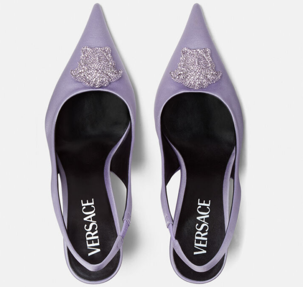 Giày Versace La Medusa Patent 'Purple' 1002388-1A00619-1L720 - Ảnh 4