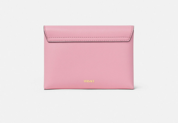 Túi Versace La Medusa Envelope Pouch Pink 1003018-DVIT2T-1P65V - Ảnh 6