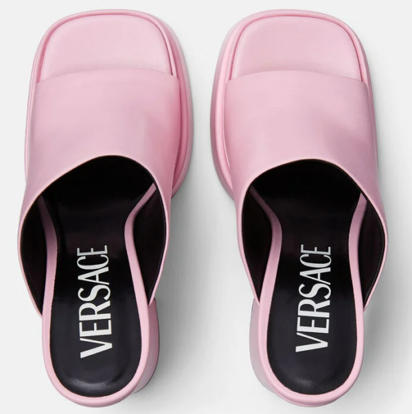 Giày Versace Platform Mules 1003320-DVT2P-1PB9V - Ảnh 2
