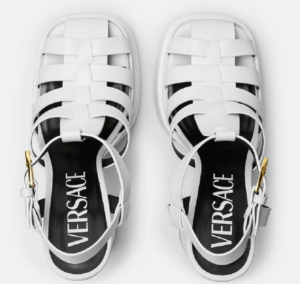 Alternative view of Giày Versace La Medusa Platform Sandals 1003326-DVT2P-1W00V