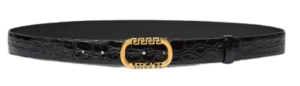 Thắt Lưng Versace Greca Oval Belt Black 1003863-DVTP1-1B00V
