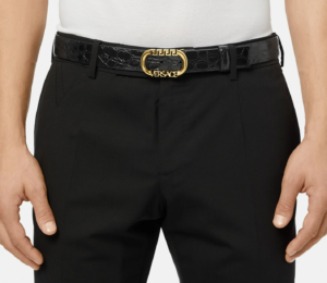 Alternative view of Thắt Lưng Versace Greca Oval Belt Black 1003863-DVTP1-1B00V