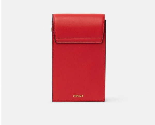 Túi Versace La Medusa Phone Pouch Red 1003983-DVIT2T-1R11V - Ảnh 5