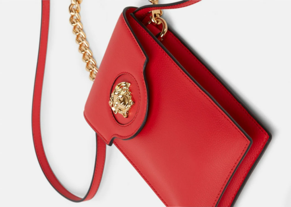 Túi Versace La Medusa Phone Pouch Red 1003983-DVIT2T-1R11V - Ảnh 3
