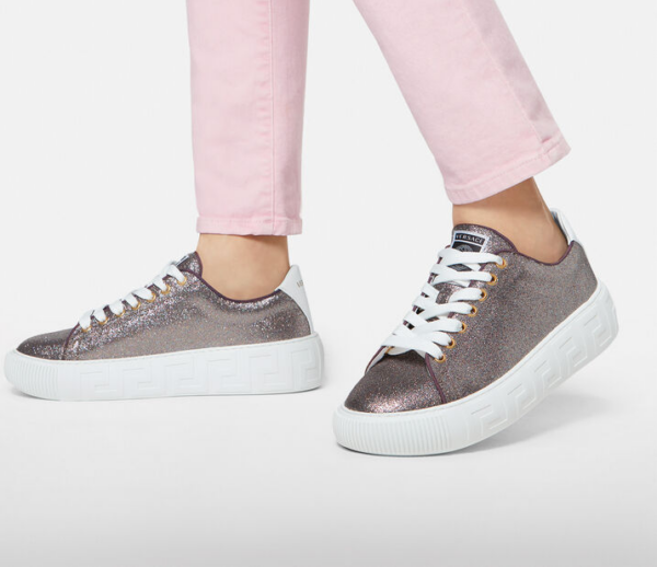 Giày Versace Greca Trainers 1004184-1A02718-2X04V - Ảnh 4