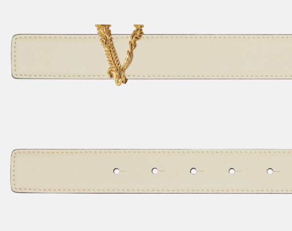 Thắt lưng Versace Women Belt White DCDH224-DV3T-KVO0A - Ảnh 2