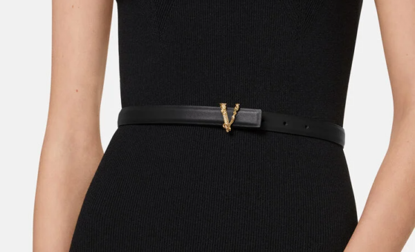 Thắt Lưng Versace V Logo Belt DCDH224-DV3T-KVO41 - Ảnh 2