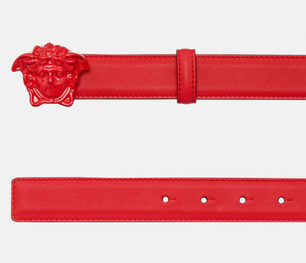 Thắt Lưng Versace La Medusa Leather 'Red' DCU4747-DVTP1-1R14V - Ảnh 3