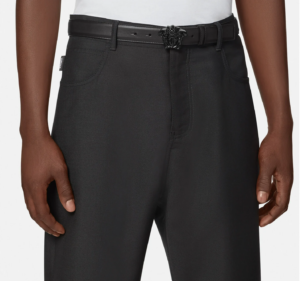 Alternative view of Thắt Lưng Versace La Medusa Leather Belt Classic 'Black' DCU4747-DVTP1-K41NV