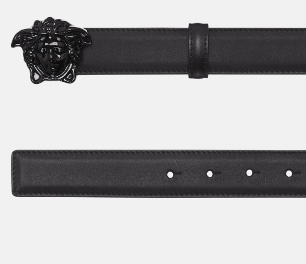 Thắt Lưng Versace La Medusa Leather Belt Classic 'Black' DCU4747-DVTP1-K41NV - Ảnh 3