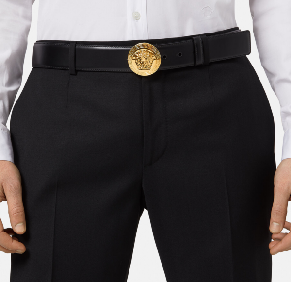 Thắt Lưng Versace Classic Medusa Leather Belt Black DCU4806-DVTP1-KVO41 - Ảnh 3