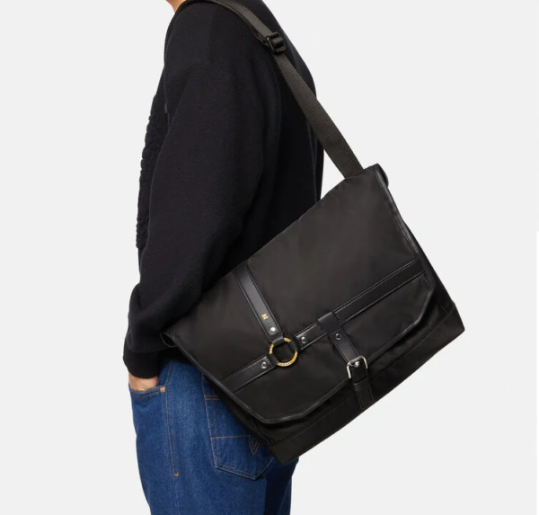 Túi Versace Bondage Messenger Bag Black DFB8430-DNY24-1B00L - Ảnh 2