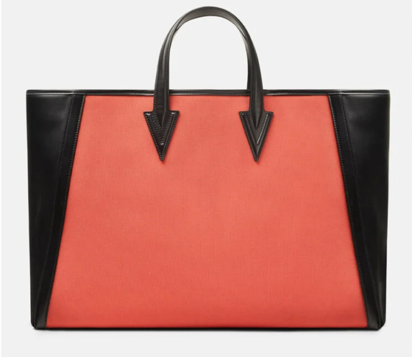 Túi Versace Cabas Logo Tote Red Black DFB8579-DTEVT5-2R28P - Ảnh 5
