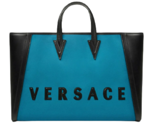 Túi Versace Cabas Logo Tote Blue Black DFB8579-DTEVT5-2U62P